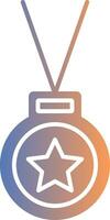 Medal Gradient Icon vector