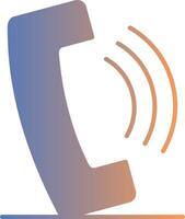 Phone Call Gradient Icon vector