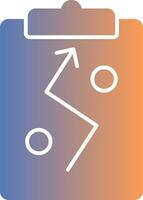 Strategy Gradient Icon vector