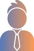 Employee Gradient Icon vector