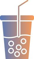 Soft Drink Gradient Icon vector