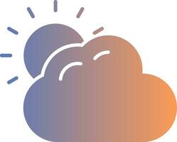 Weather Gradient Icon vector