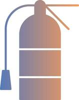 Extinguisher Gradient Icon vector