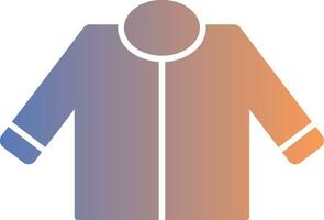 Driver Jacket Gradient Icon vector