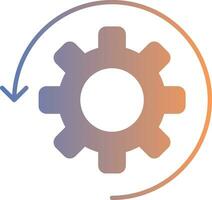 Automate Gradient Icon vector