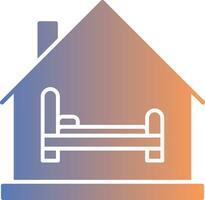 Room Gradient Icon vector