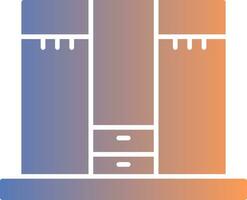 Closet Gradient Icon vector