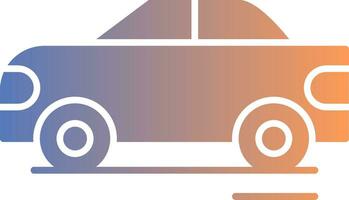 Race Car Gradient Icon vector