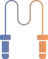 Skipping Rope Gradient Icon vector