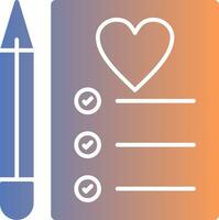 Procedure Gradient Icon vector