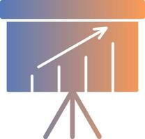 Presentation Gradient Icon vector