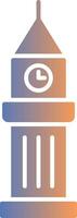 Tower Gradient Icon vector