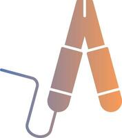 Jumper Gradient Icon vector