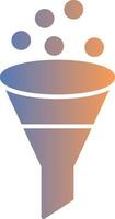 Funnel Gradient Icon vector