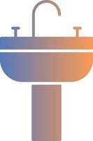 Sink Gradient Icon vector