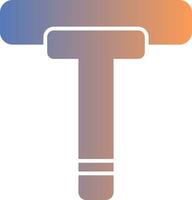Squeegee Gradient Icon vector