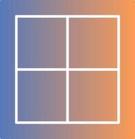 Window Gradient Icon vector