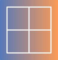 Window Gradient Icon vector