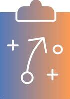 Strategy Gradient Icon vector