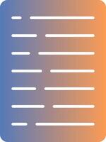 Declare Gradient Icon vector