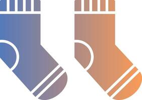 Sock Gradient Icon vector