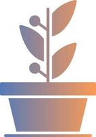 Plants Gradient Icon vector