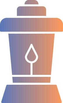 Lantern Gradient Icon vector