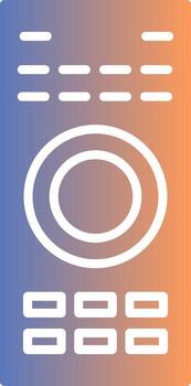 Remote Gradient Icon vector