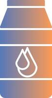 Milk Gradient Icon vector