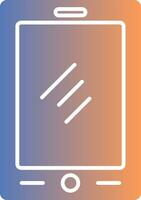 Tablet Gradient Icon vector