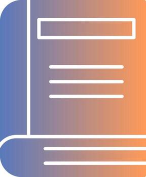 aprender degradado icono vector