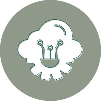 Cloud Computing Vector Icon