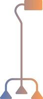 Walking Stick Gradient Icon vector