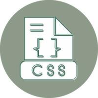 icono de vector de css