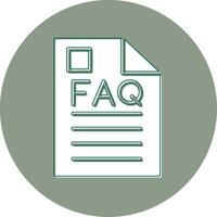 Faq Vector Icon