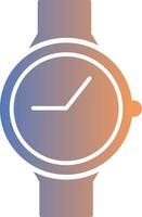 Casual Watch Gradient Icon vector