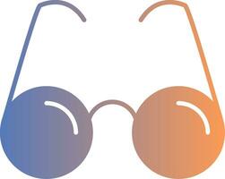 Reading Glasses Gradient Icon vector