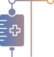 Medical Drip Gradient Icon vector