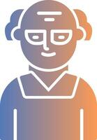 Scientist Gradient Icon vector