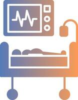 Medical Treatment Gradient Icon vector