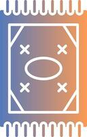 Carpet Gradient Icon vector