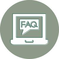 Faq Vector Icon