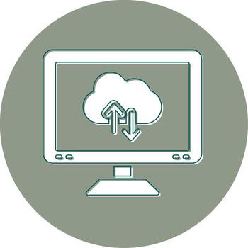 Cloud Computing Vector Icon