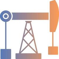 Fossil Fuel Gradient Icon vector