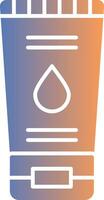 Face Wash Gradient Icon vector