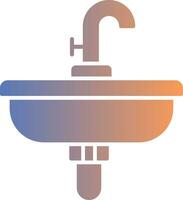 Sink Gradient Icon vector