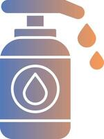 Lotion Gradient Icon vector