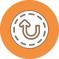 U Turn Vector Icon