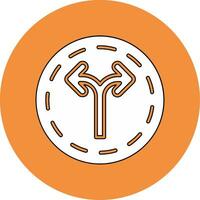 Two Way Vector Icon