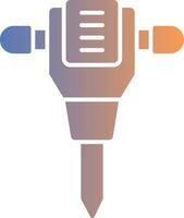 Jack Hammer Gradient Icon vector